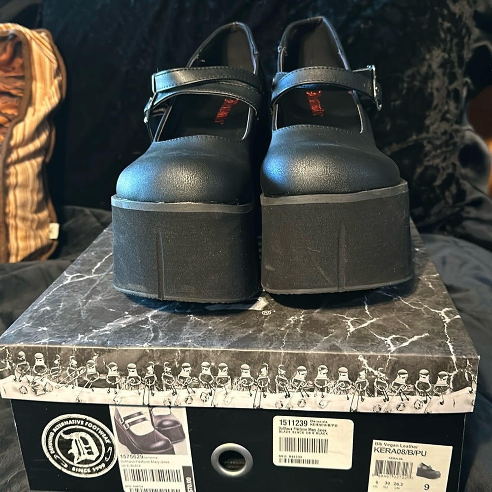 Demonia Kera Dollhaus platform Mary Janes